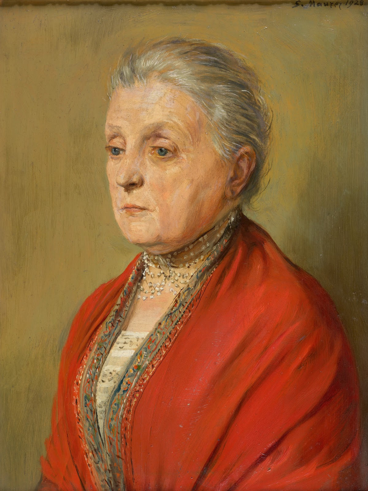 Bildnis Luise Maurer erste Gattin des Künstlers 1928