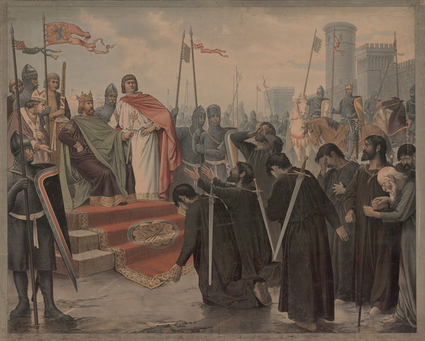Frederick Barbarossas destruction of Milan 1162 19th century