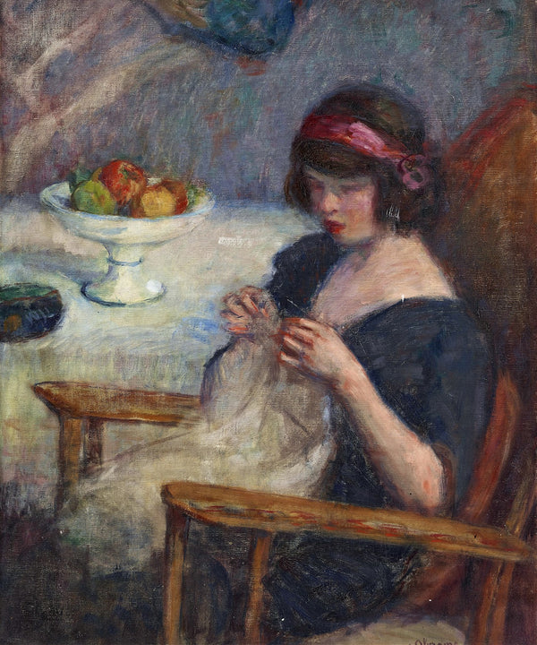 Girl Sewing c 1920 5238x6286 (1)