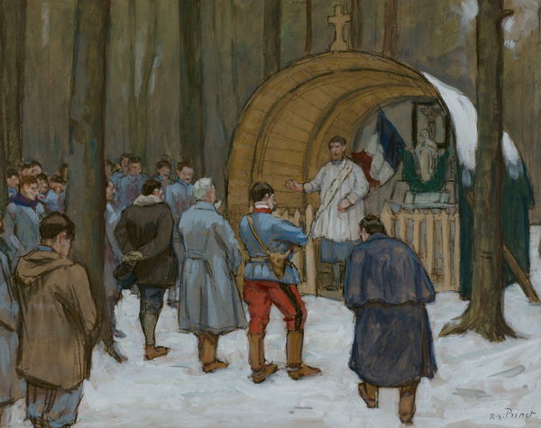 la messe au camp R 1917