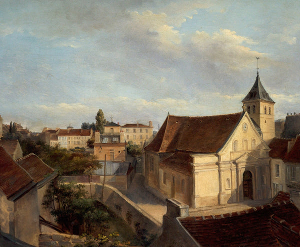 Lancienne église de Belleville 1852