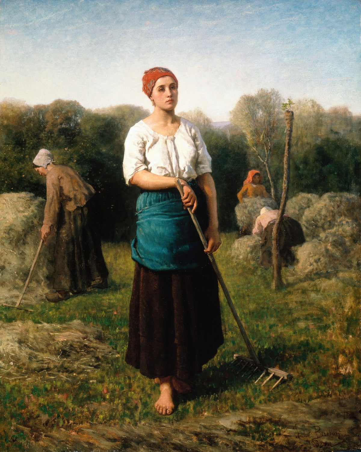 A Girl with a Rake 1859