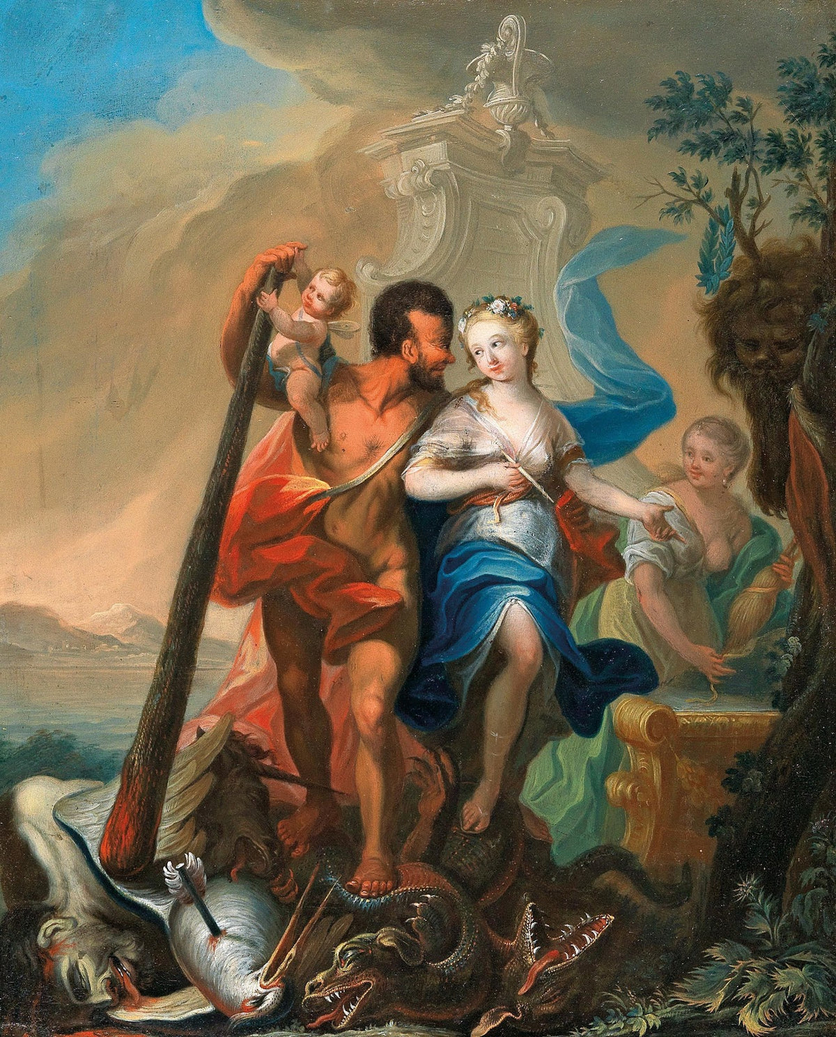 Perseus saving Andromeda 1741