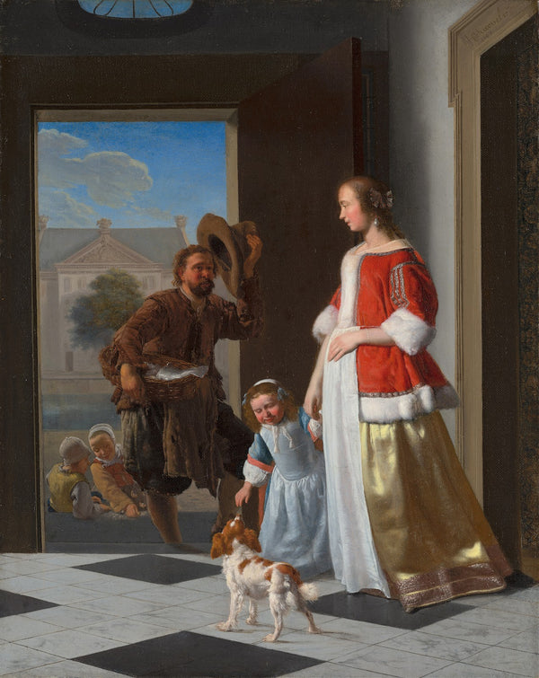 Street Musicians at the Door 1665