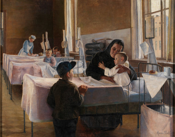 Surgery in hospital circa 1893