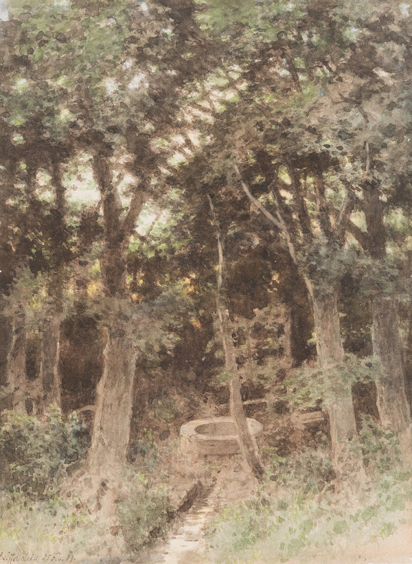 Wood With Well 1889