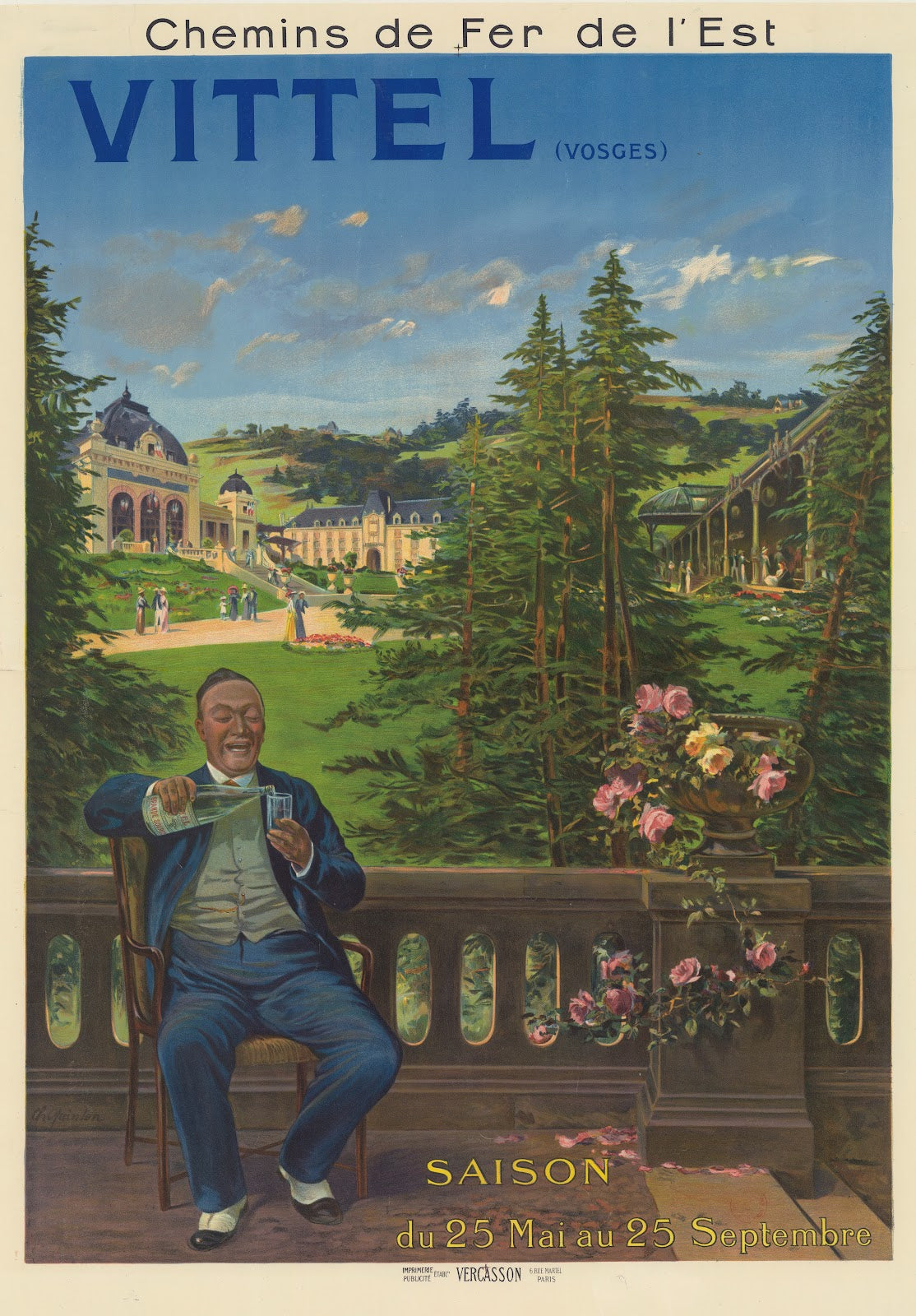 Chemins de Fer de lEst Vittel Vosges 1912