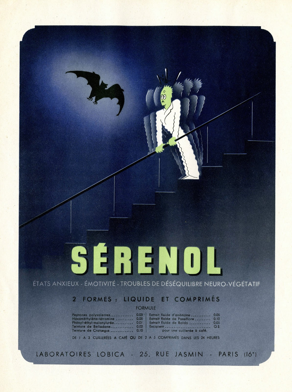 Sérenol 1910 1950