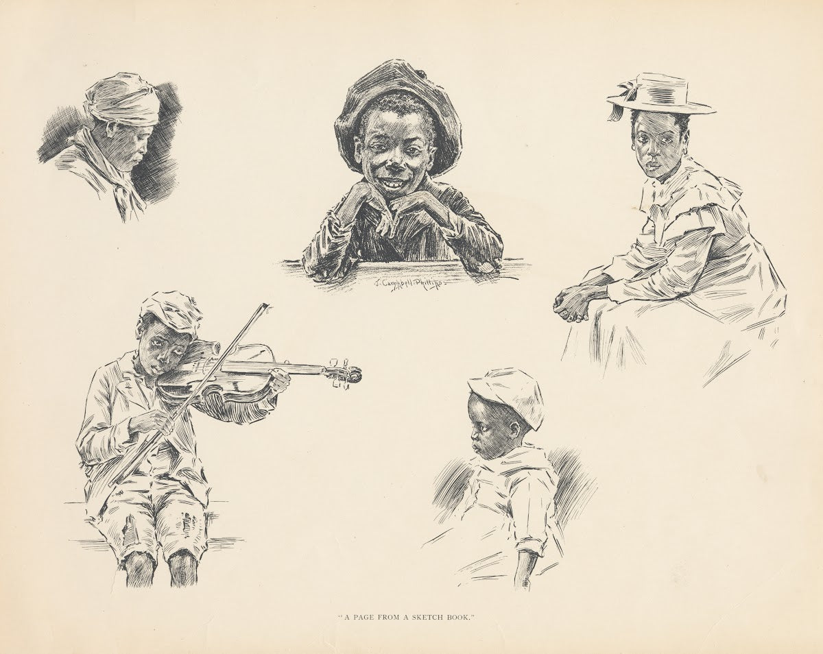 A page from a sketch book 1899