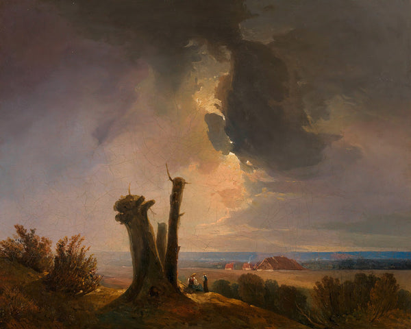 Westungarische Landschaft Blick vom Leithagebirge 1841