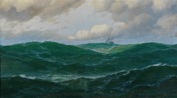 Ship on Rough Seas