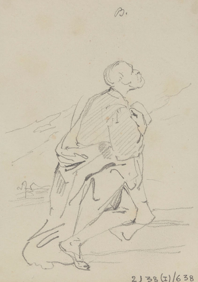 Kneeling Figure