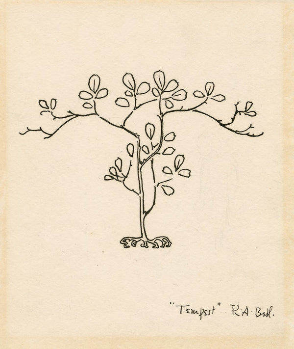 The Tempest Decorative botanical motif 1900