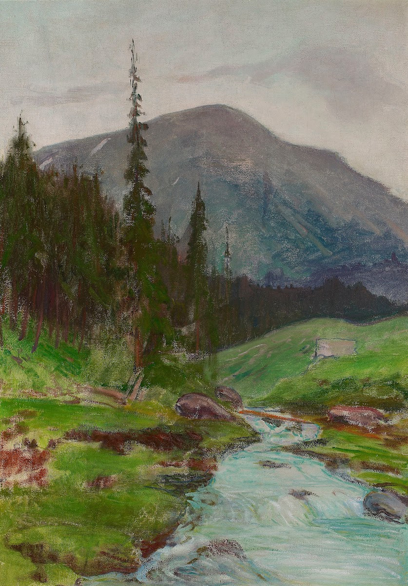 Mountain landscape circa 1903