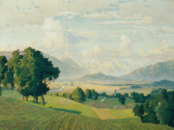 Landschaft in Oberbayern 1939