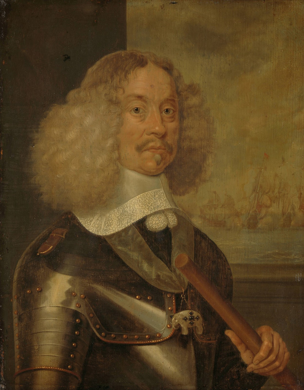 Portrait of Jacob Baron van Wassenaer Lord of Obdam Lieutenant Admiral of Hollan