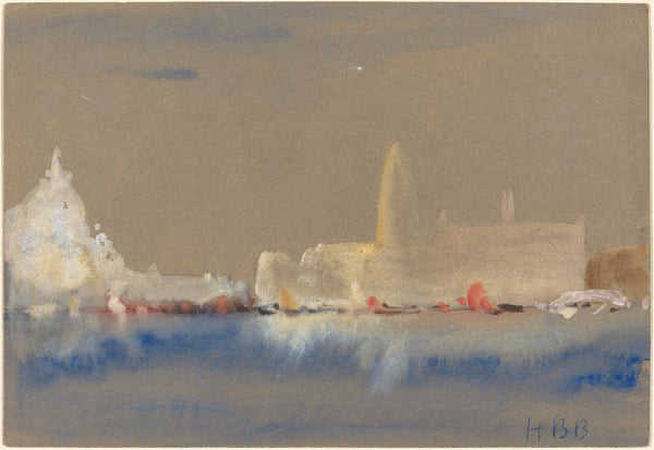 The Salute and the Palazzo Ducale from the Bacino di San Marco