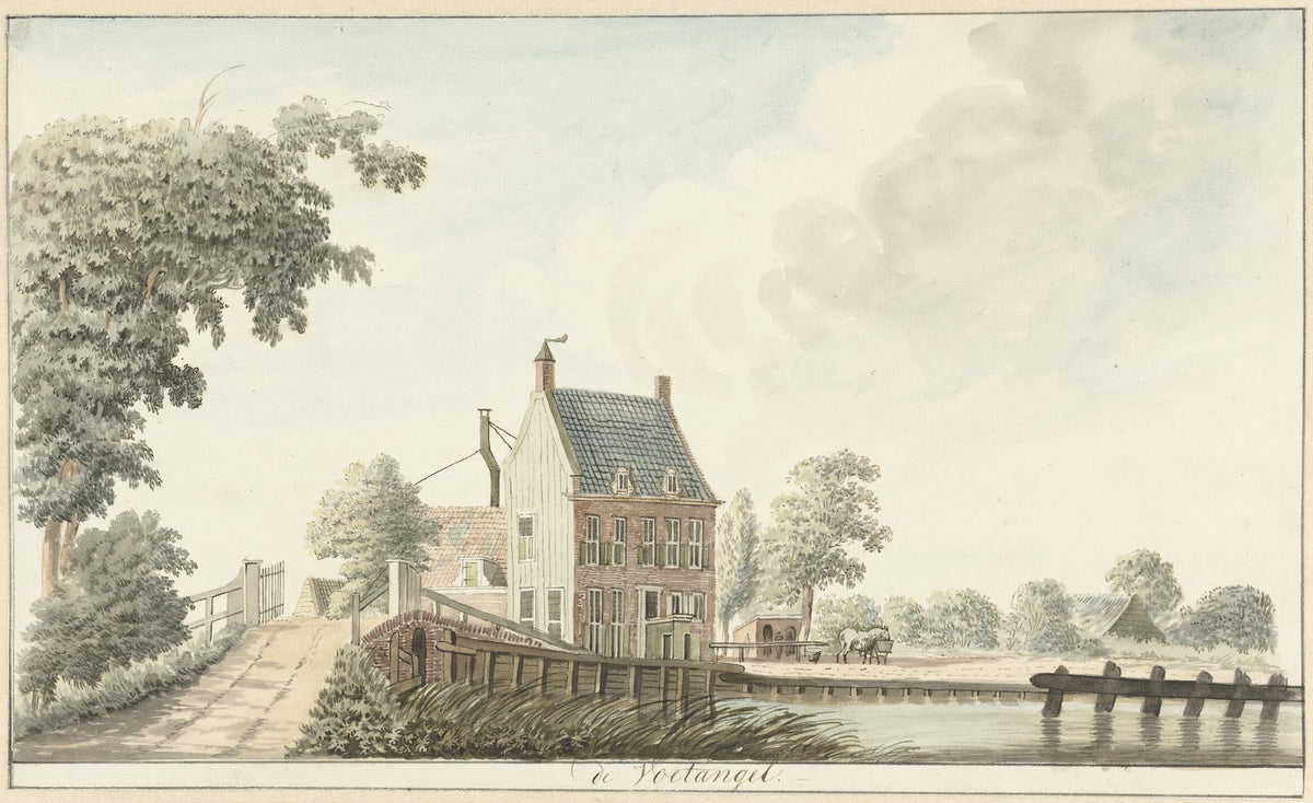 Herberg de Voetangel aan de Utrechtse trekvaart 1782