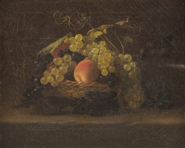 Fruit still life with sparrows 1832