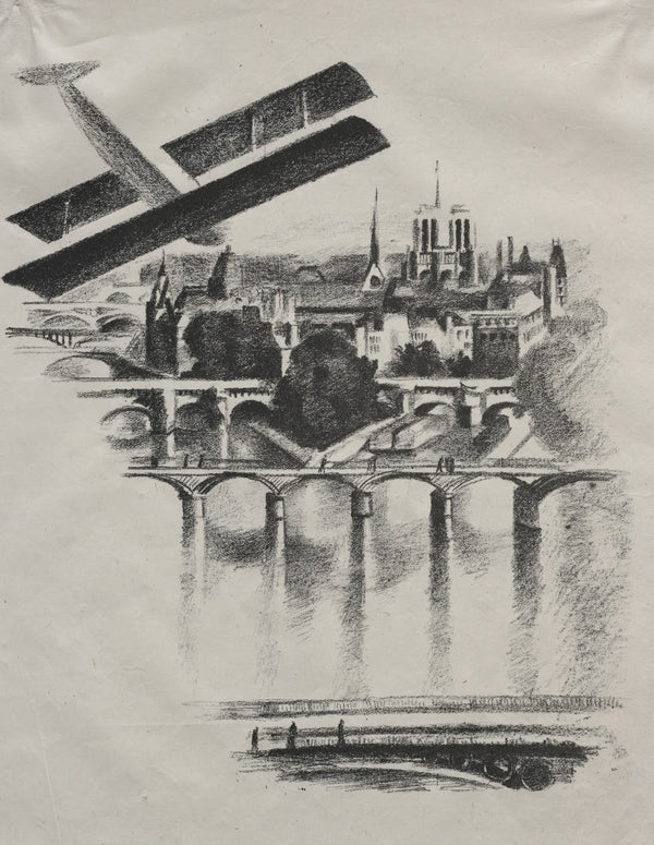 Allo Paris The Bridges of Paris and Notre Dame 1926