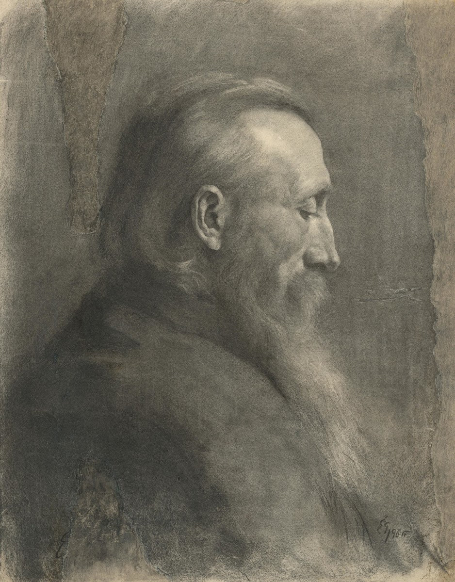 Podobizeň muža s bradou 1896