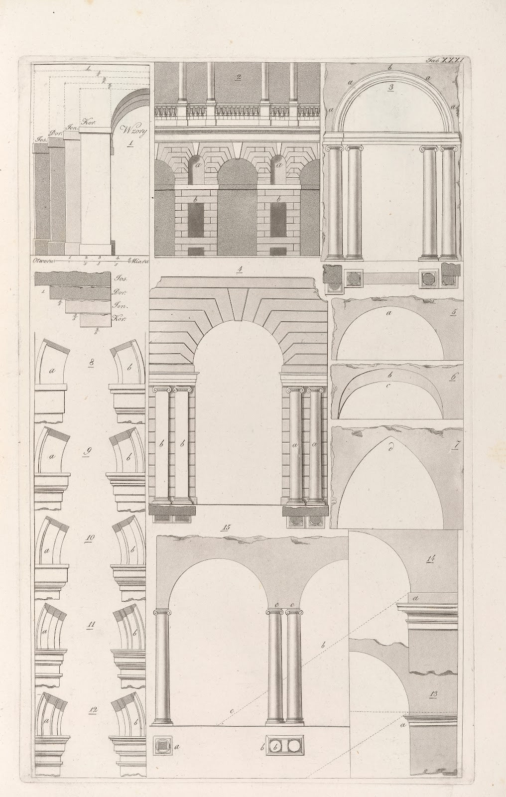 Architektura obeymuiaca wszelki gatunek murowania i budowania Pl031 1812