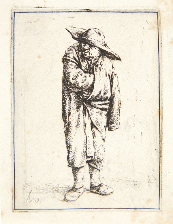 Farmer with one hand in his coat 1638