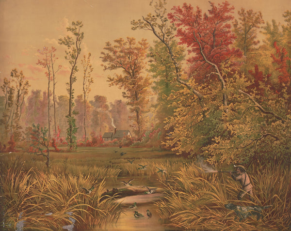 Duck shooting in Indiana 1878