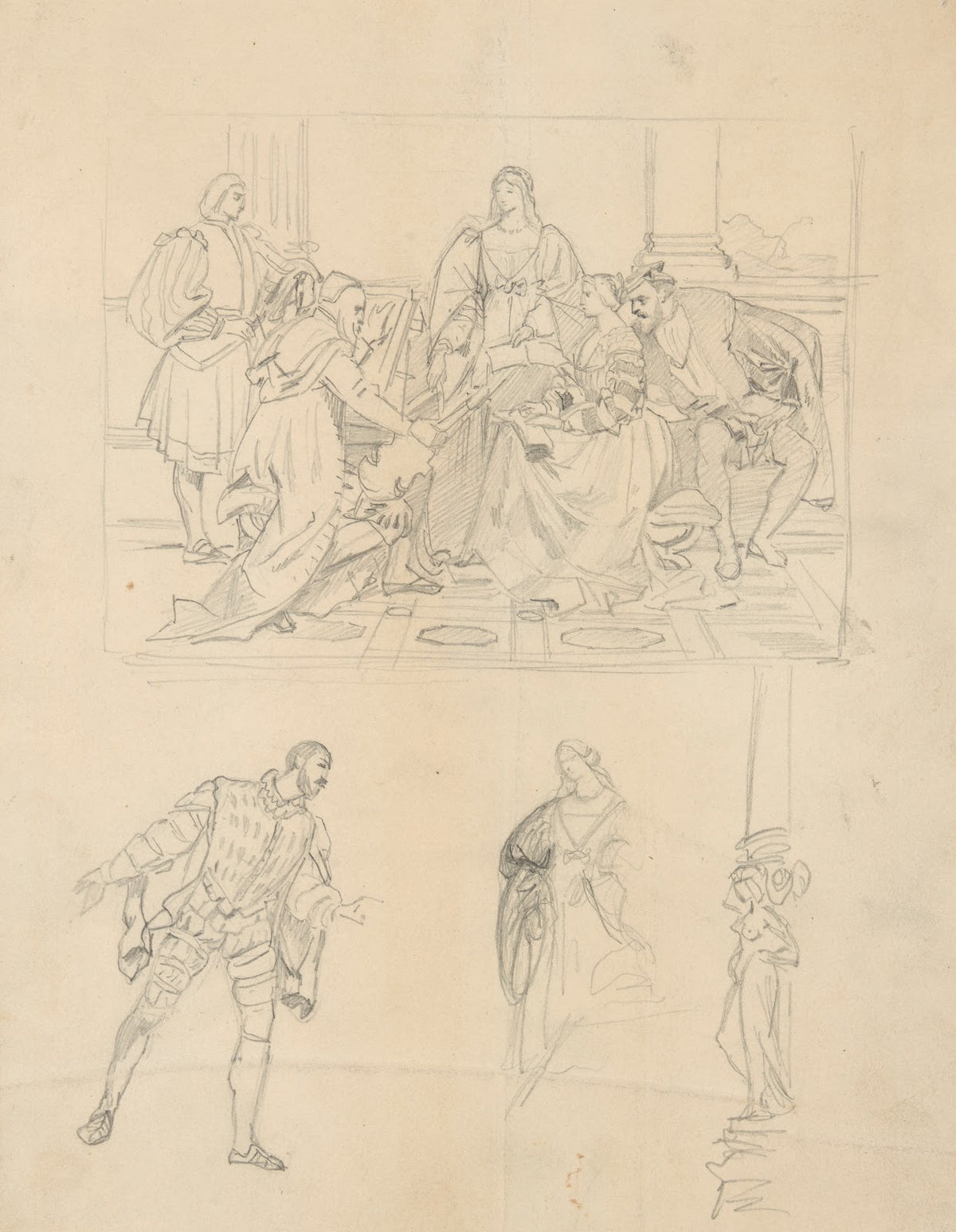 Koncert renesansowy szkic kompozycji 1857