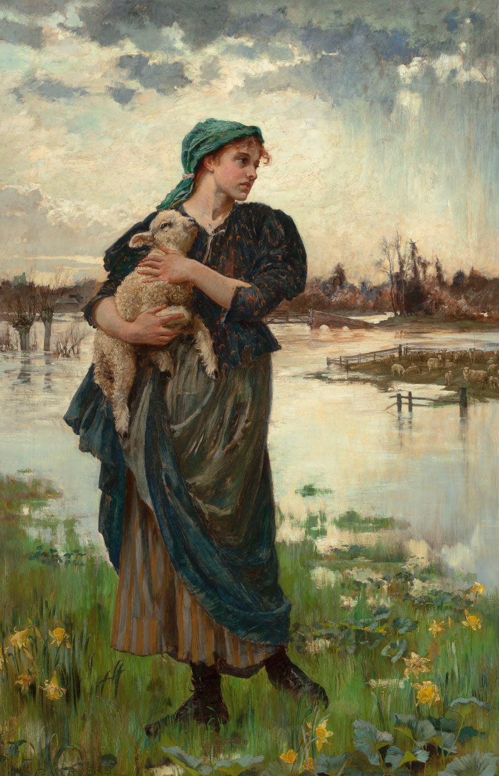 The Faithful Shepherdess circa 1886