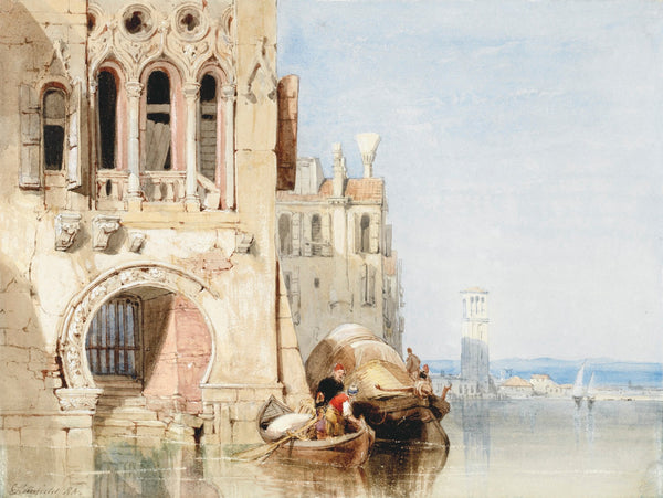 A capriccio scene Venice