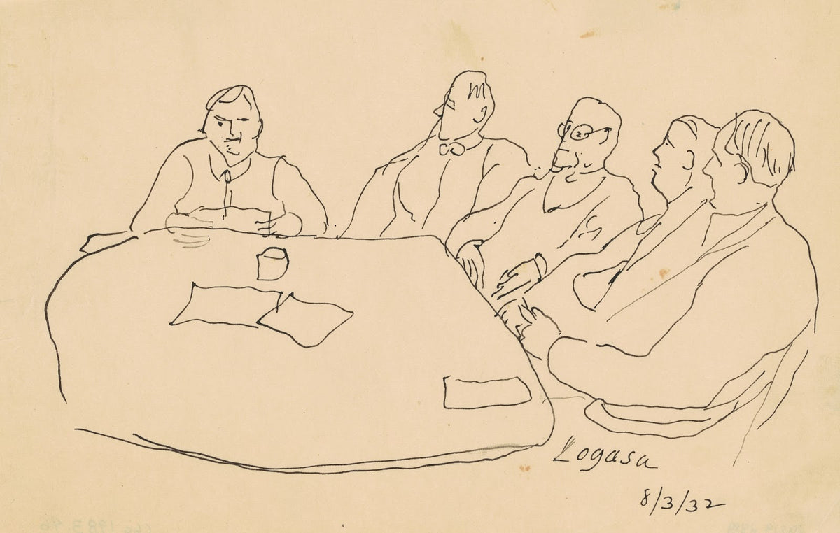 Men at a Table 1932