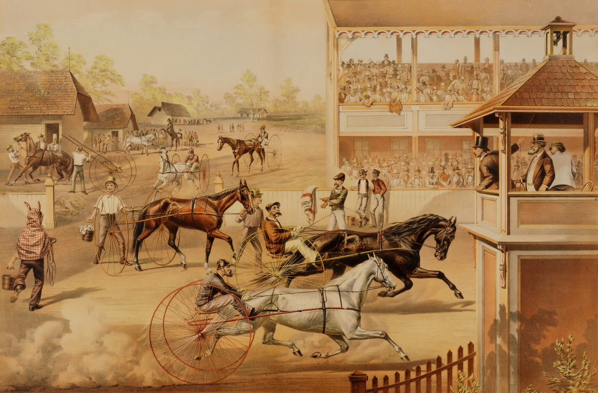 Ready for the Trot Bring up Your Horses 1877