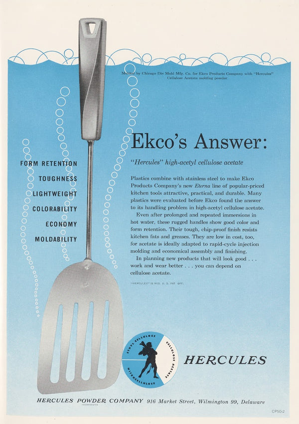 Ekcos Answer Hercules High Acetyl Cellulose Acetate 1950