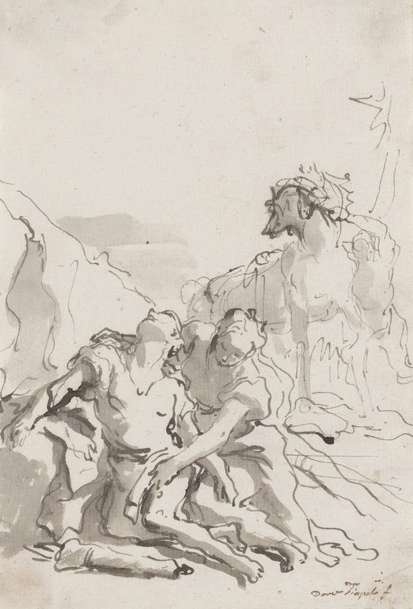 Angelica Healing the Wounds of Medoro c 1757