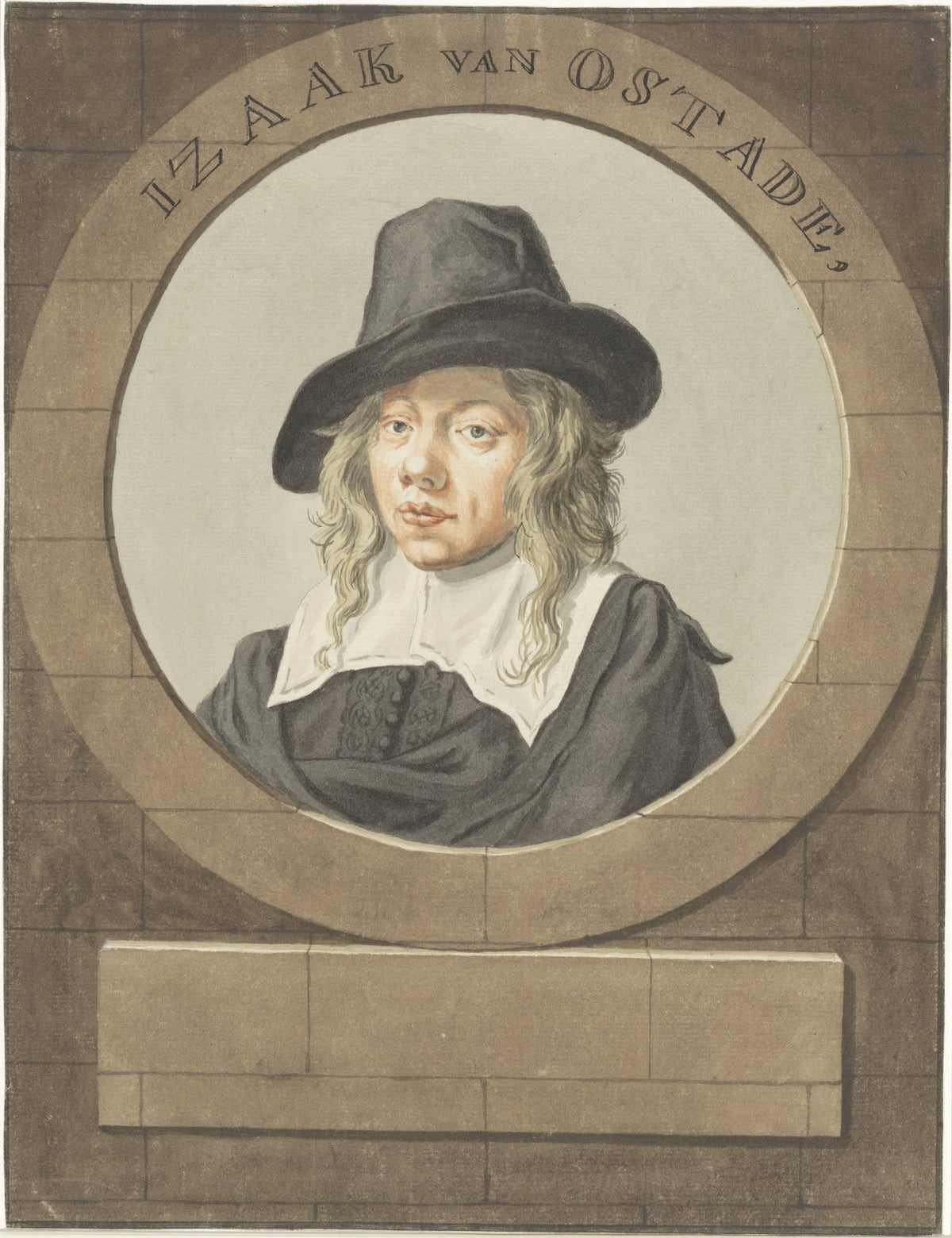 Portret van Isaak van Ostade 1620 1685