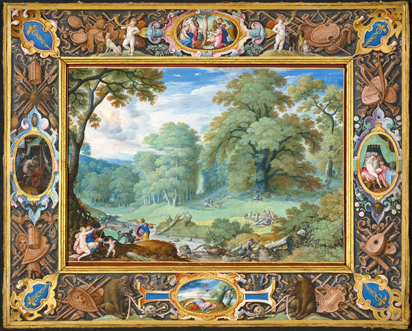 Landscape with the Story of Venus and Adonis 1589