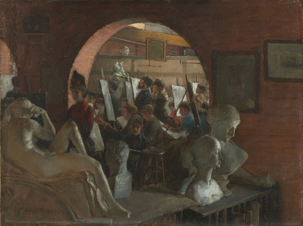 An Alcove in the Art Students League 1888