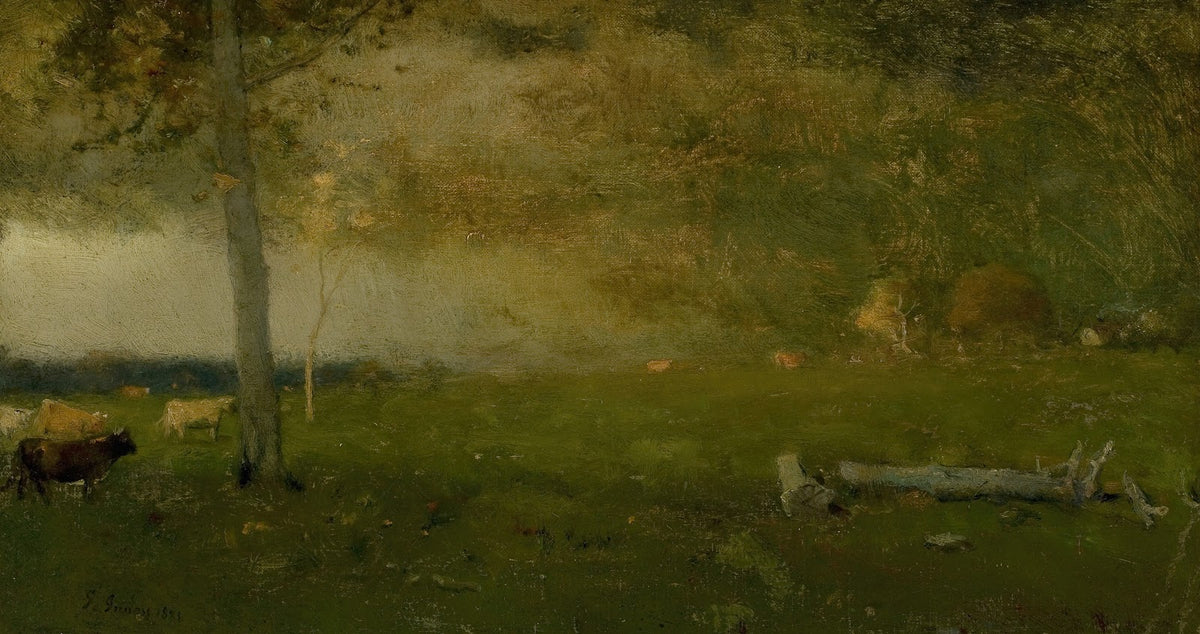 Landscape Cattle in Storm 1886