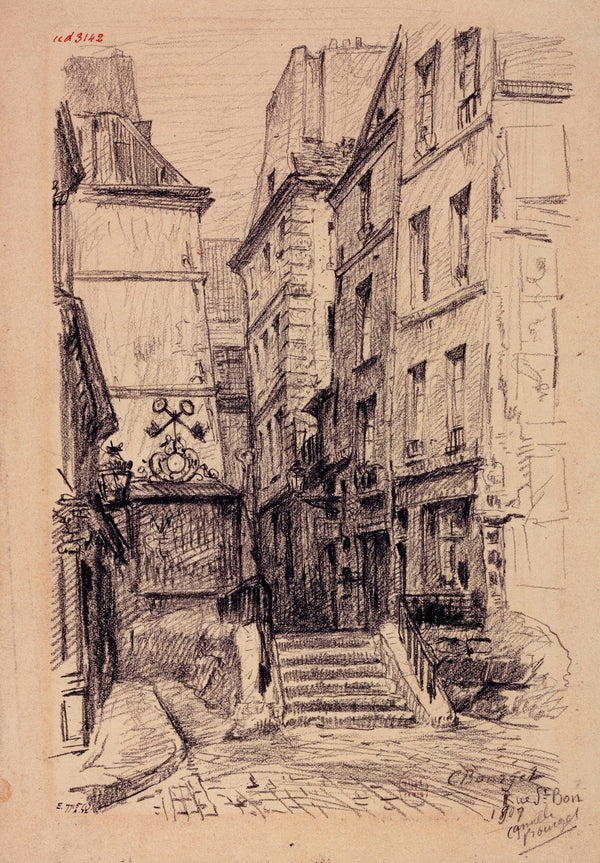 La rue Saint Bon 1907
