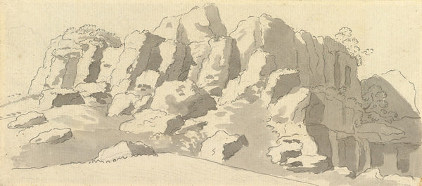 Design for Rock work at Virginia Water Windsor Great Park 1780s