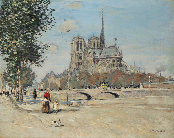 Notre Dame de Paris et le pont de lArchevêché