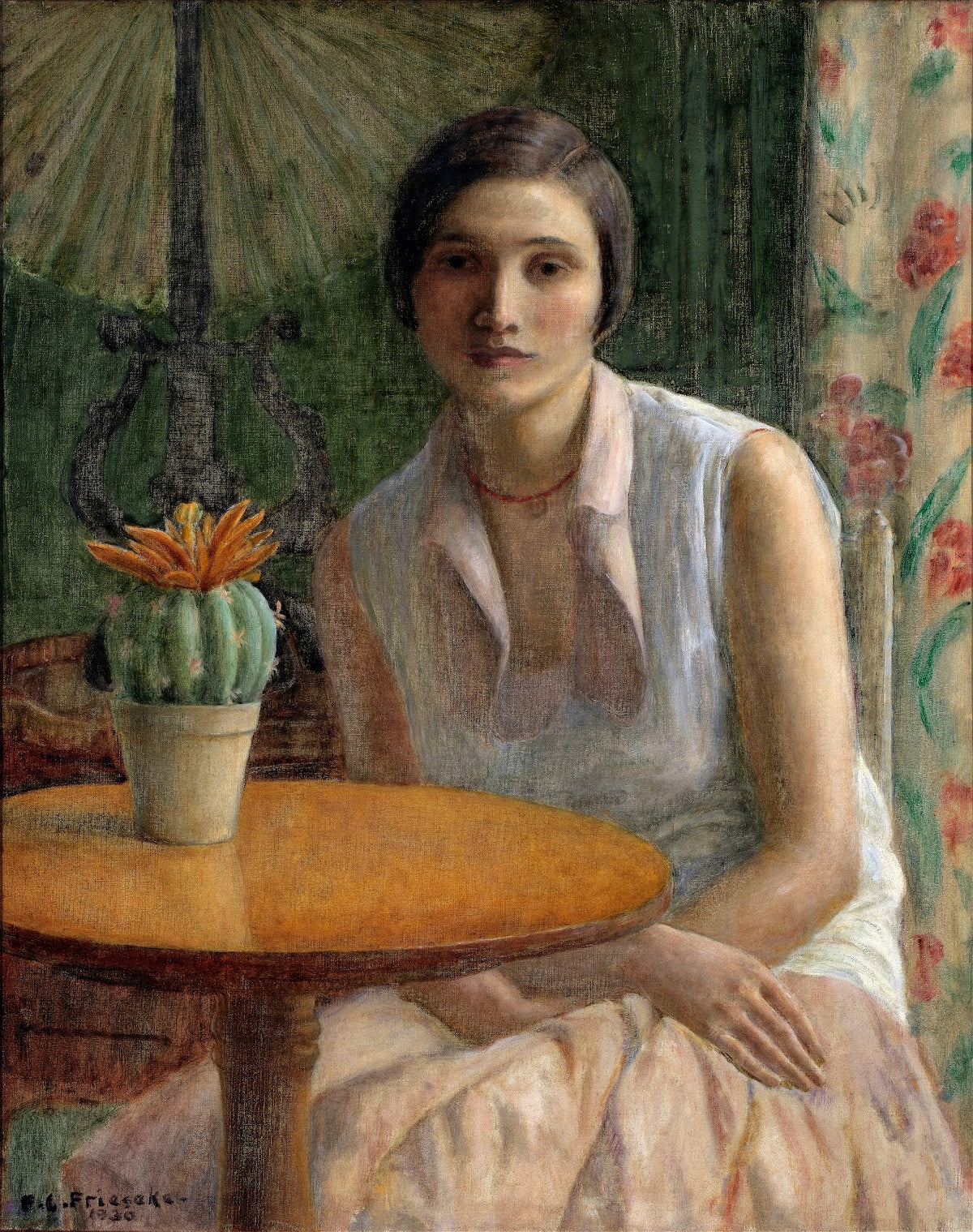 Portrait of a Woman with Cactus 1930