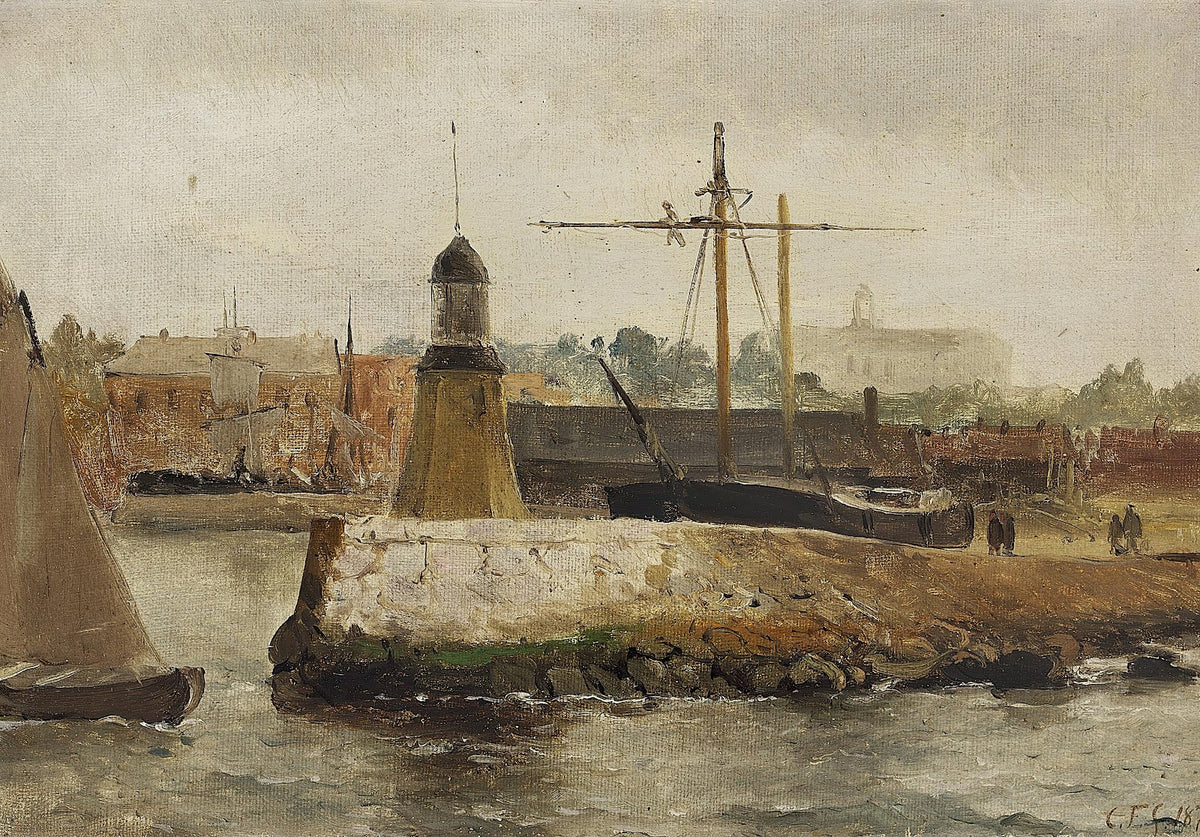 Malmø Havn gråvejr 1870