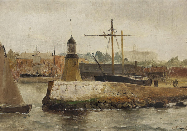 Malmø Havn gråvejr 1870