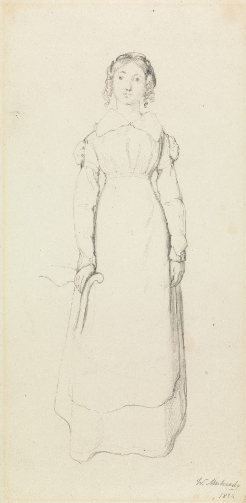 Woman with Ringlets Standing 1824