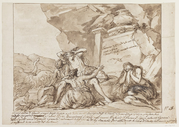 Cygnus son of Sthenelus is transformed into a swan out of grief over the death o