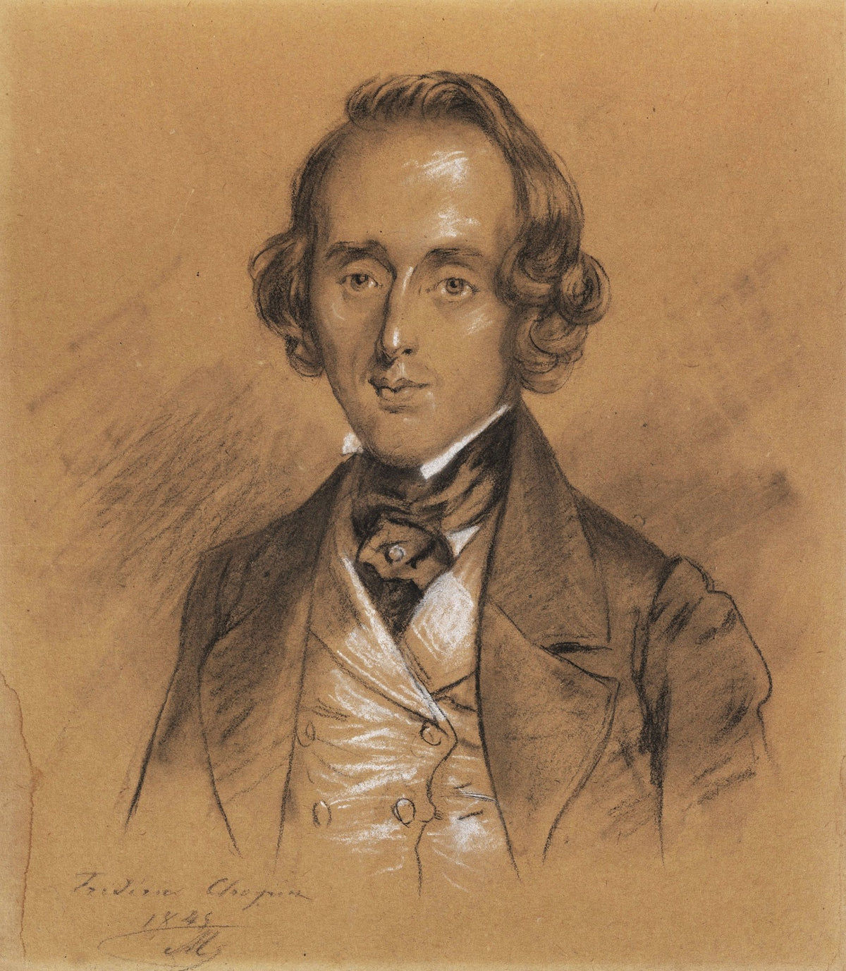 Portrait of Fryderyk Chopin 1845