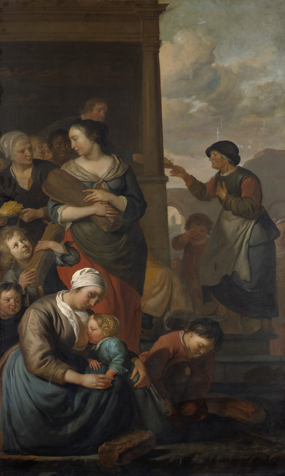 Allegory of food distribution to the poor 1657