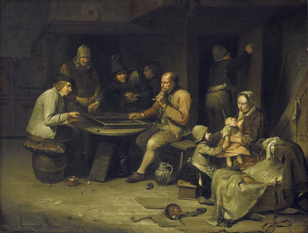 An Inn with Backgammon Players 1669